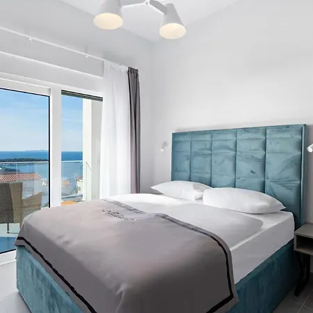 Luxury Two-Floor Apartment With Private Heated Pool On Terrace And Sea View 3 Primošten